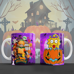 Plantillas Sublimación Tazas - Simpsons Halloween V1 en internet