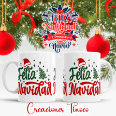 Plantillas Tazas Navidad 2025 - PlantillasyVectores