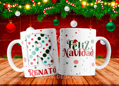 Imagen de Plantillas Tazas Abecedario Navidad 4