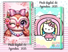 Mega Kit Imprimible 10 Agendas 2025 - comprar online