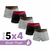 Pack 5X4 Boxers de Mujer