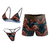 Modo Pareja Conjunto estampado Bralette + Less Regulable + Boxer Tropical Sunset