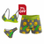 Modo Pareja Conjunto Estampado Bralette + Colaless + Boxer Estampado Smile Cannabis - comprar online