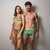 Modo Pareja Conjunto Estampado Bralette + Colaless Regulable + Boxer Pickles - comprar online