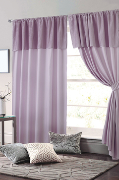 JUEGO DE CORTINAS AMBIENTE PLISSE - MAGNOGANGA - comprar online