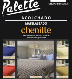 Edredon Palette Chenille 100% ALGODON Reversible - comprar online