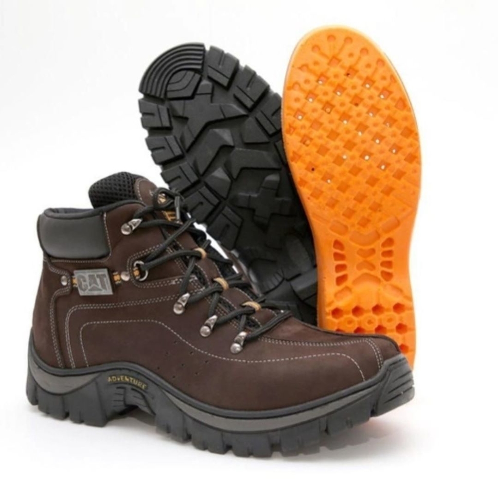 Bota Coturno Caterpillar Adventure Original Marrom