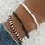 Pack 3 Pulseras Black And White