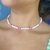 Collar White and Pink