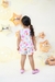 Conjunto Dora Baby Branco Floral 7389 - Look to Play