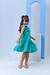 Vestido Babi Verde Tiffany 0005 - comprar online