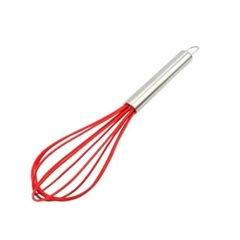 BATIDOR DE SILICONA 25 CM MANGO METÁLICO - comprar online
