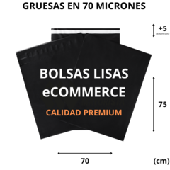 Bolsas Ecommerce negras 70x80 (70x80) N°6 en 70 micrones x50u - comprar online