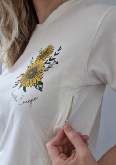 Kit Flores - Camisetas de Amamentação - Energia e Floresça - loja online
