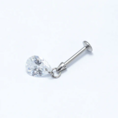 Labret diamante colgante grande - comprar online