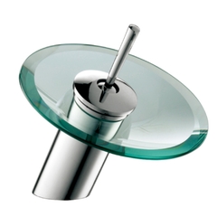 Misturador Monocomando para lavatório vidro redondo baixo - WJ-2875-OS-CR - JIWI