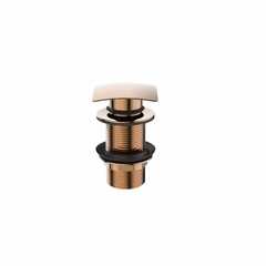 Válvula click para lavatório com tampa quadrada G7/8-1 - Rose-Gold - WJ-1014-RG - JIWI