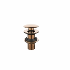 Válvula click para lavatório com tampa redonda G7/8-1 - Rose-Gold - WJ-1013-RG - JIWI