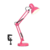 Luminária De Mesa Dapon Articulada Abajur Modelo Pixar Com Base E Garra Cor Rosa
