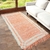 Tapete Boho Dupla Face 1,50m x 85cm Laranja Quente