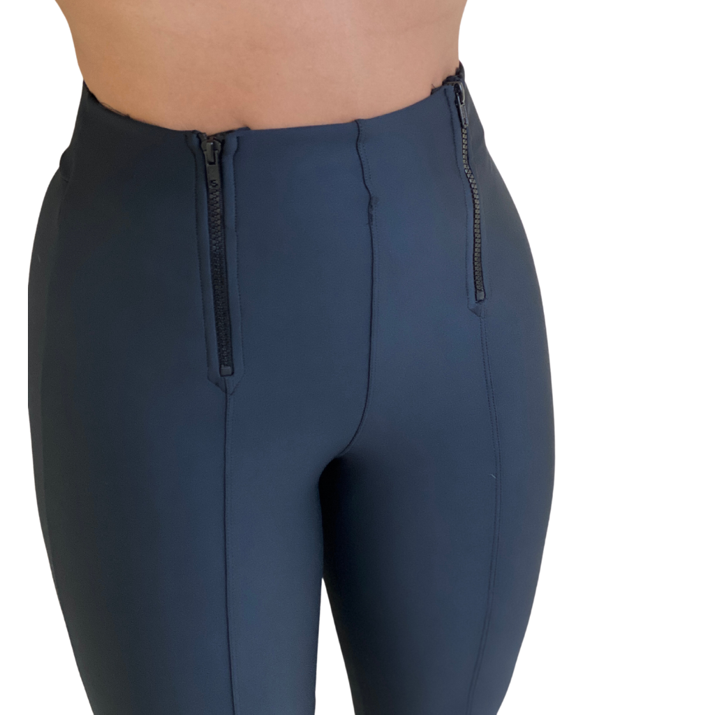 Calça Legging Montaria Zíper Duplo