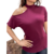 Blusa Ombro Vazado Gola Alta - Velki´s Moda Feminina