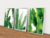 Imagem do QUADRO DECORATIVO FOLHAGEM FOLHAS BANANEIRA SAMANBAIA VERDE - Kit de 3 Quadros