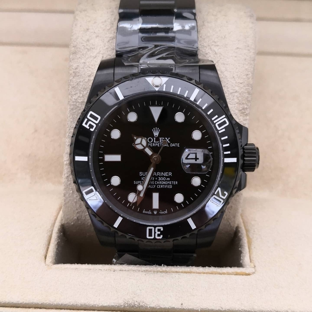 rolex submariner all black submariner preto