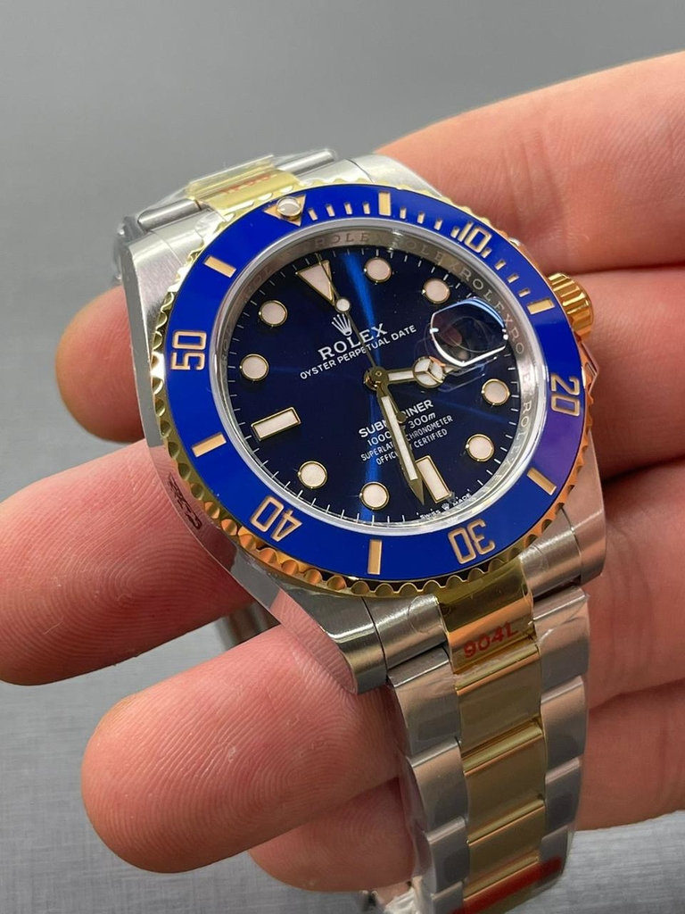 Rolex submariner azul hotsell