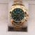 Relógio Rolex Daytona Verde Dourado Com Caixa