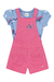 Conjunto Infantil Elian - Jardineira Borboleta - comprar online