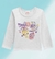 Blusa Brandili manga longa com estampa de cupcake e apliques de strass