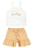 Conjunto Infantil Feminino Marlan TEEN - Croped e Short - Good Vibes na internet