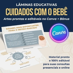 50 Lâminas educativas Cuidados com o Bebê - comprar online