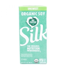 Leche de Soya Organica Silk sin Azucar x 946 ml
