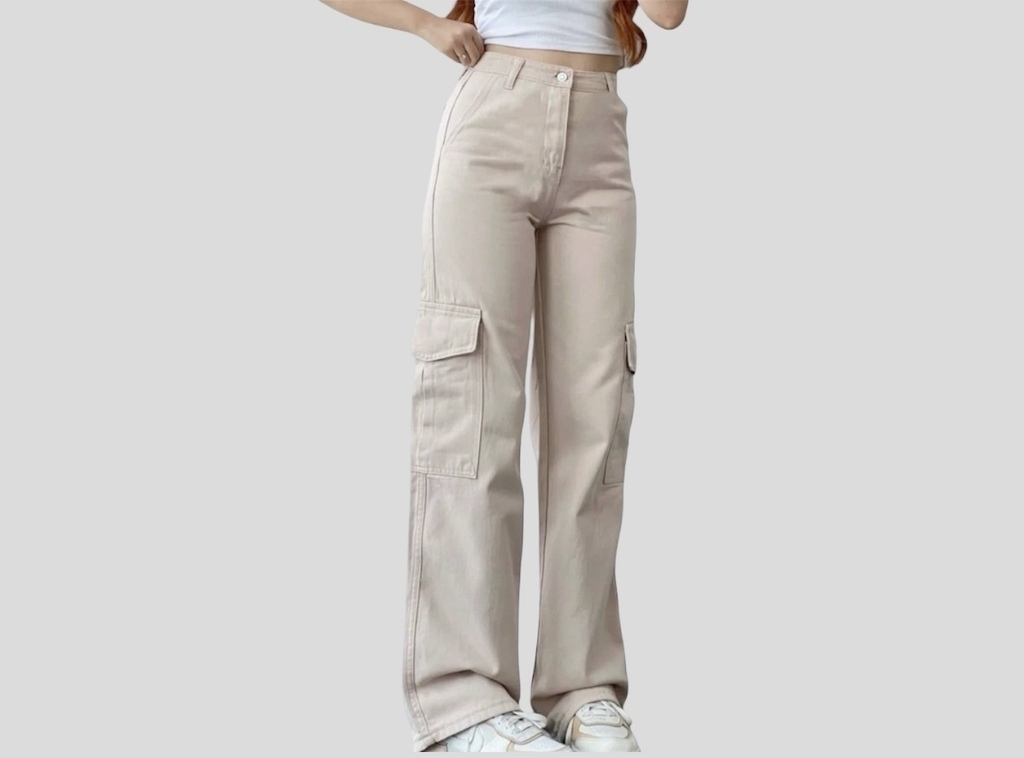 Jean cargo wide leg