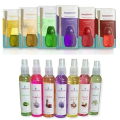 12 Aromatizador Spray 200ml + 12 Difusor Vareta 200ml