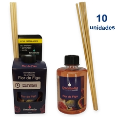 Kit 10 Aromatizador de Ambiente Flor de Figo 280ml Senalândia - Vibe de Casa