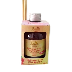 Kit 4 Aromatizador Ambiente de Morango Champanhe 280ml Luz Aromas - loja online