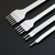 Tenedores para talabarteria x4 unidades marcador de cuero