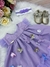 Vestido Infantil Bebê Lilás Jardim Encantado Luxo - loja online