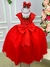 Vestido Giovanella/Giovanela Longo Valentina Vermelho - Bambolê Kids Store