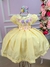 Vestido Miss Sweet Jardim Encantado Amarelo