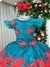 Vestido Marie Lola Verde Florido - comprar online