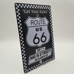 PLACA PÓSTER ROUTE 66 #PAG008 - comprar online