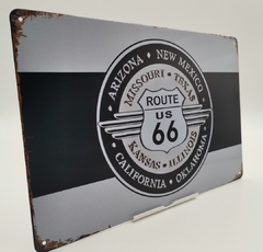 PLACA PÓSTER ROUTE 66 #PAG009 - comprar online