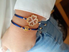 Pulseira Fio de Seda Azul - loja online