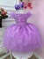 Vestido Infantil Princesa Sofia Rapunzel C/ Busto Trançado (3583LL) - Gabi Boutiquekids