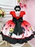 Vestido Infantil Vermelho Ladybug e o Gato Noir Luxo (1114VM) na internet