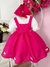 Vestido Infantil Masha e o Urso Acompanha Lenço Luxo (3253BR)